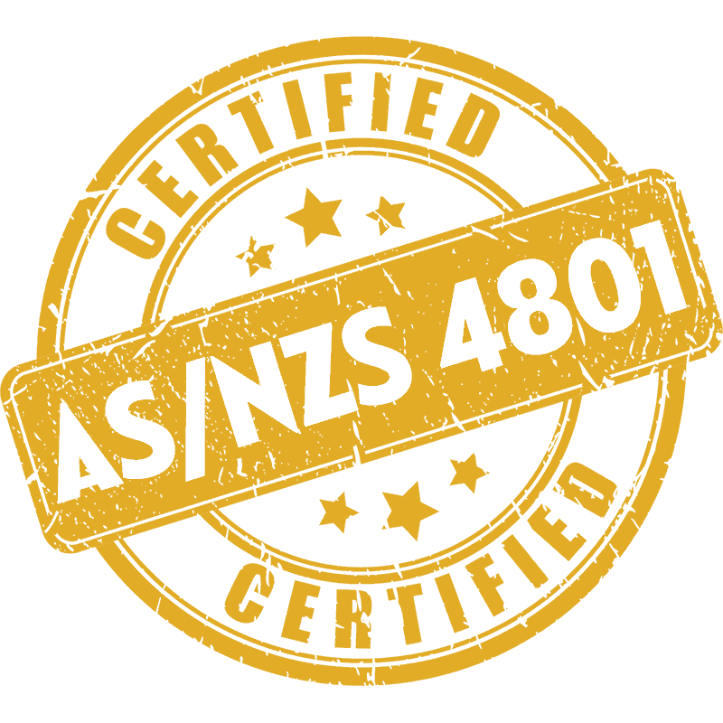 ASNZS 4801 Certified ASNZS 4801 Certified