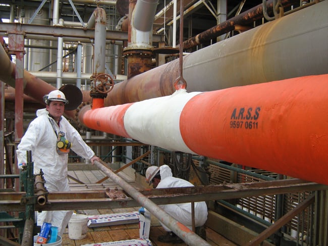 flare line repair 25